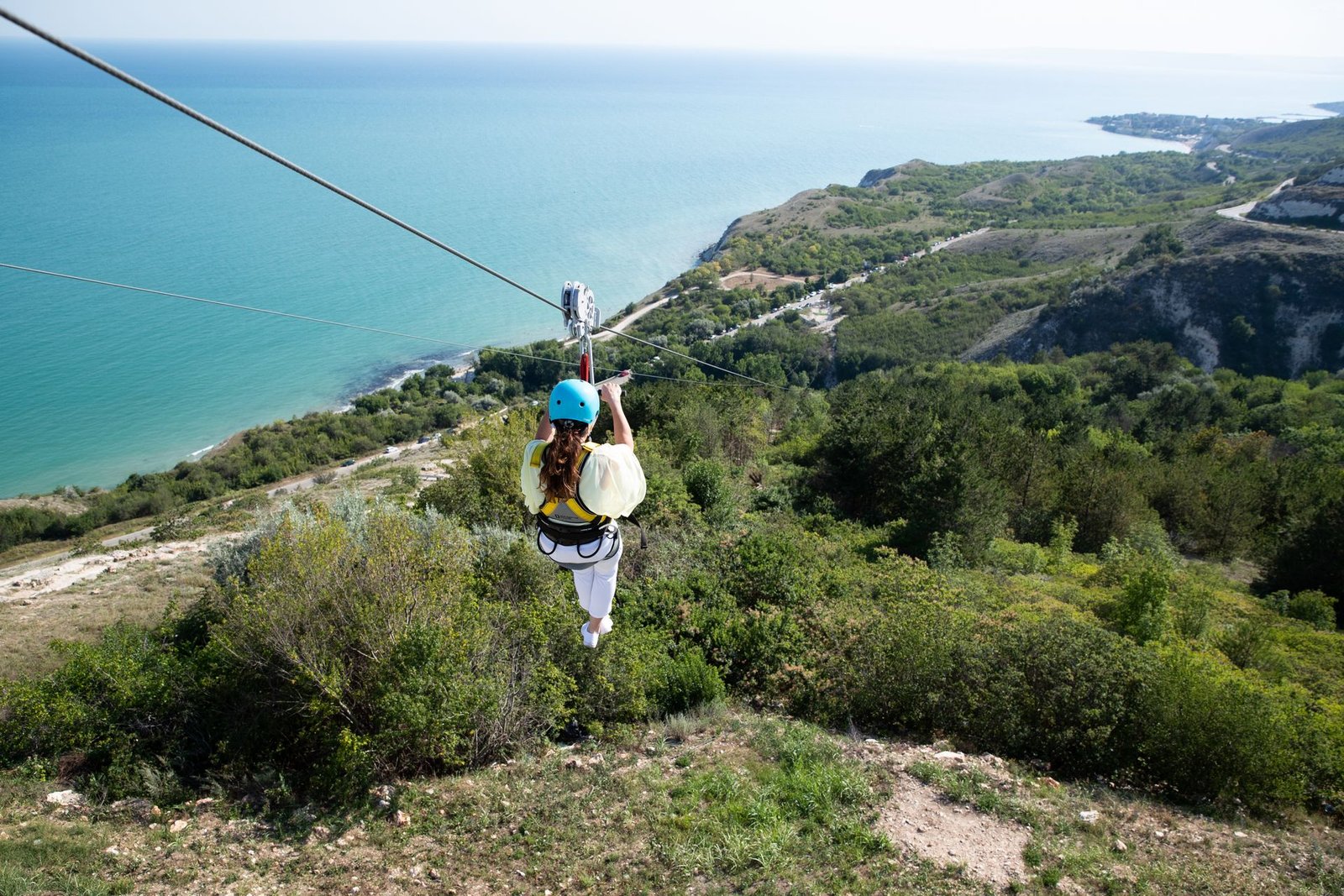 Experience the Thrill of Zip-Lining at the Nearby Monkey Trunks Adventure Park