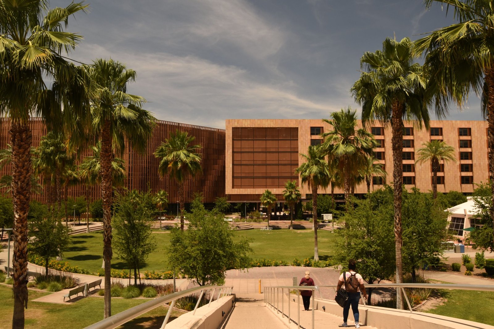 Wander through the beautiful grounds of the University of Arizona