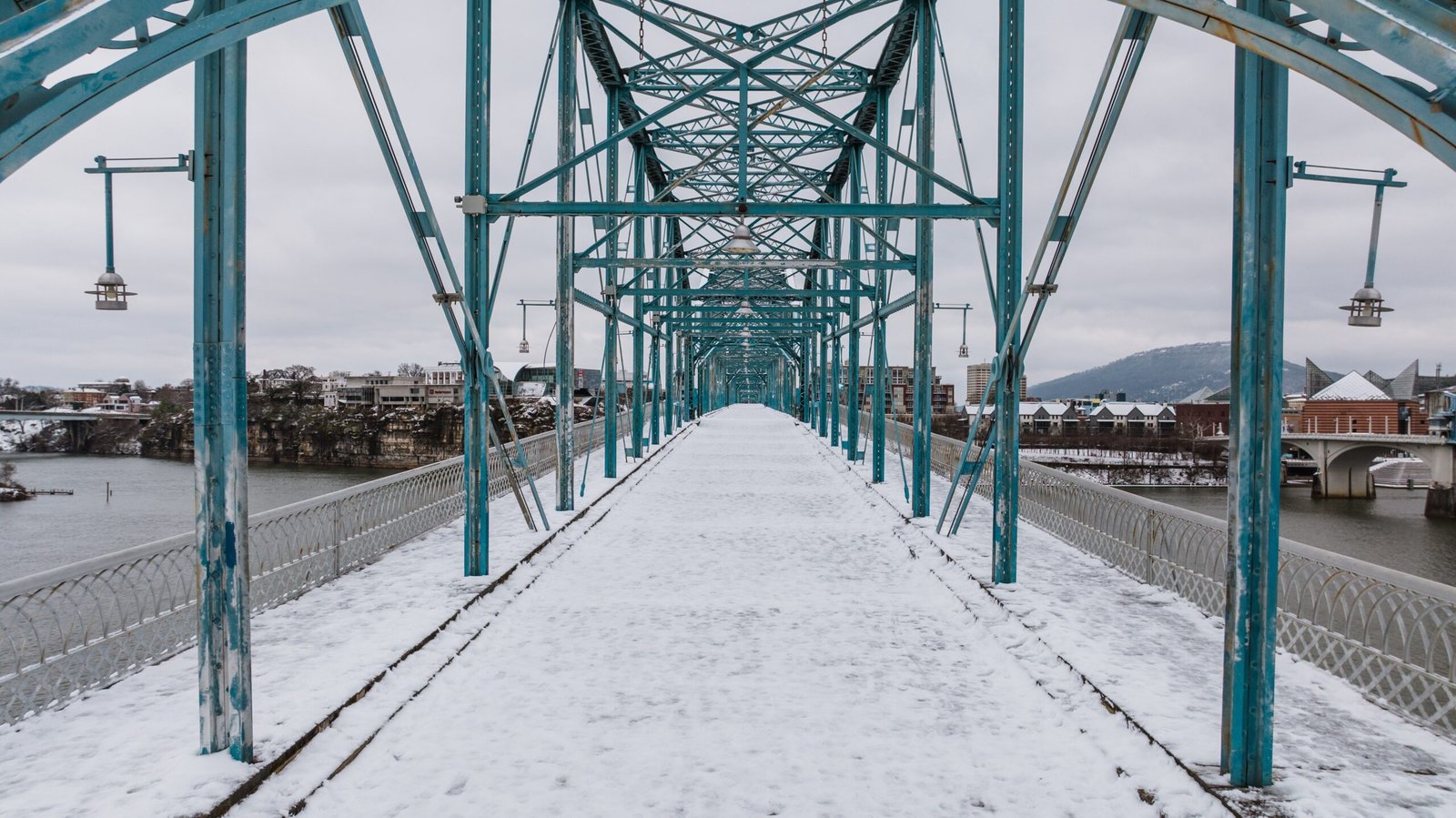 Walk across the Walnut Street Bridge