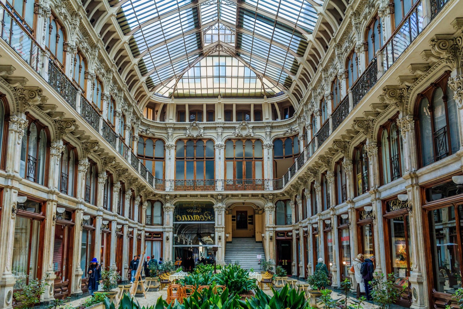 Wander through the historic Polygone shopping center