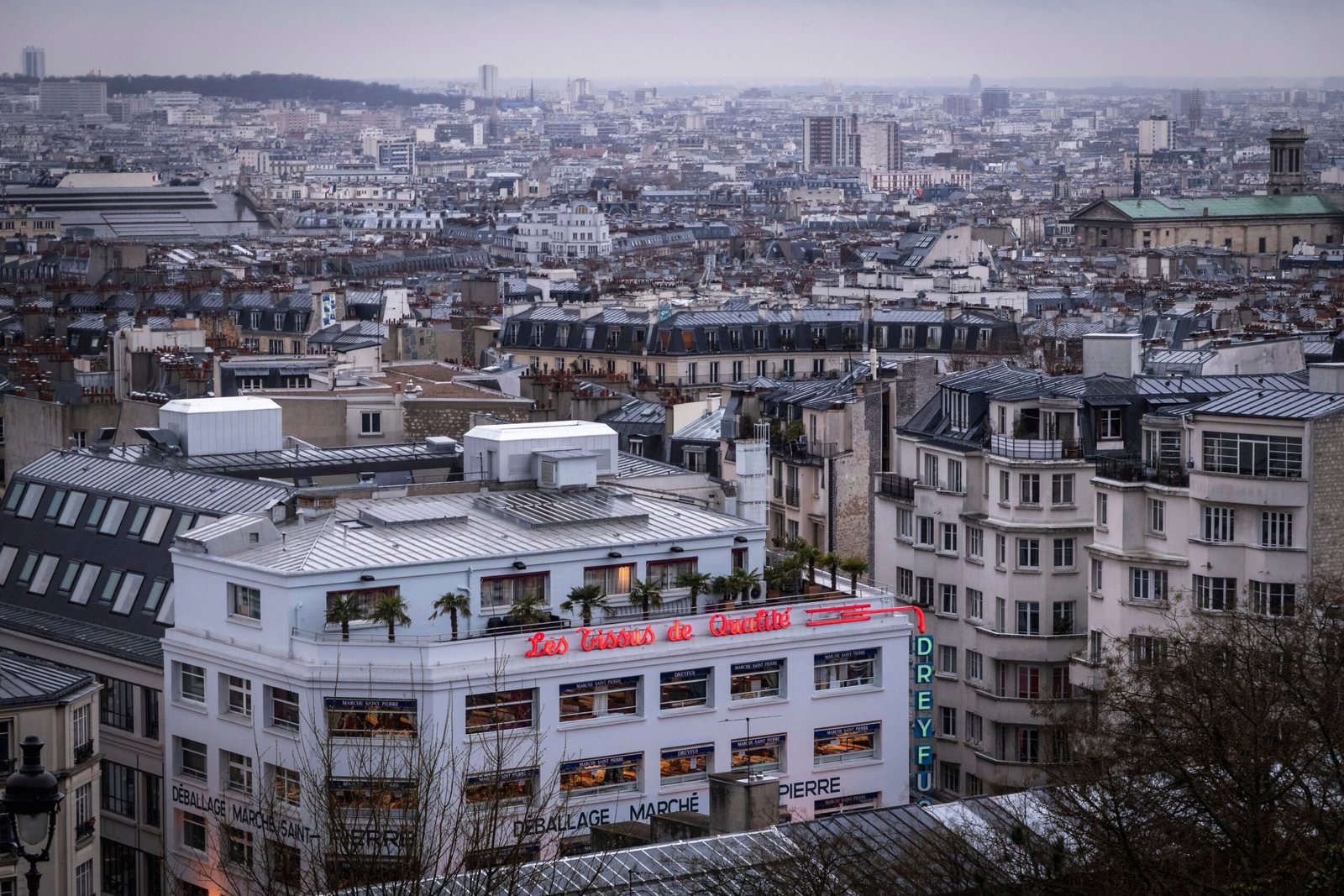 Enjoy the panoramic views from the rooftop terrace of Le Corum