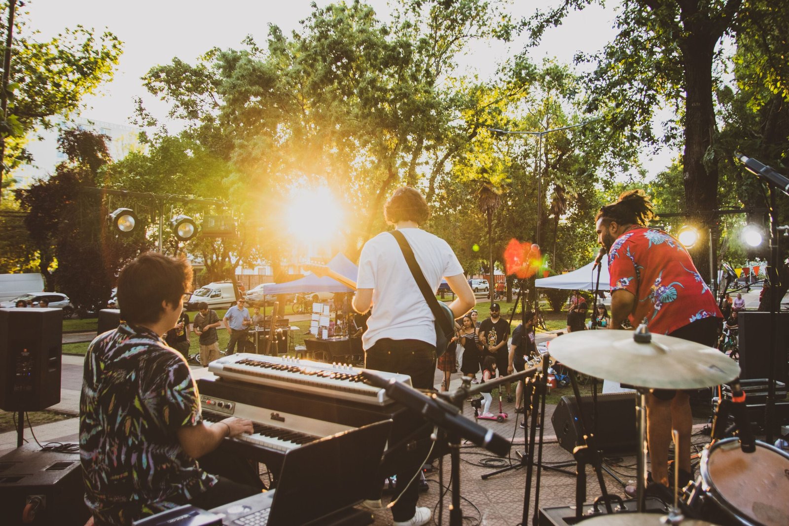 Enjoy outdoor performances during the summer months at the park