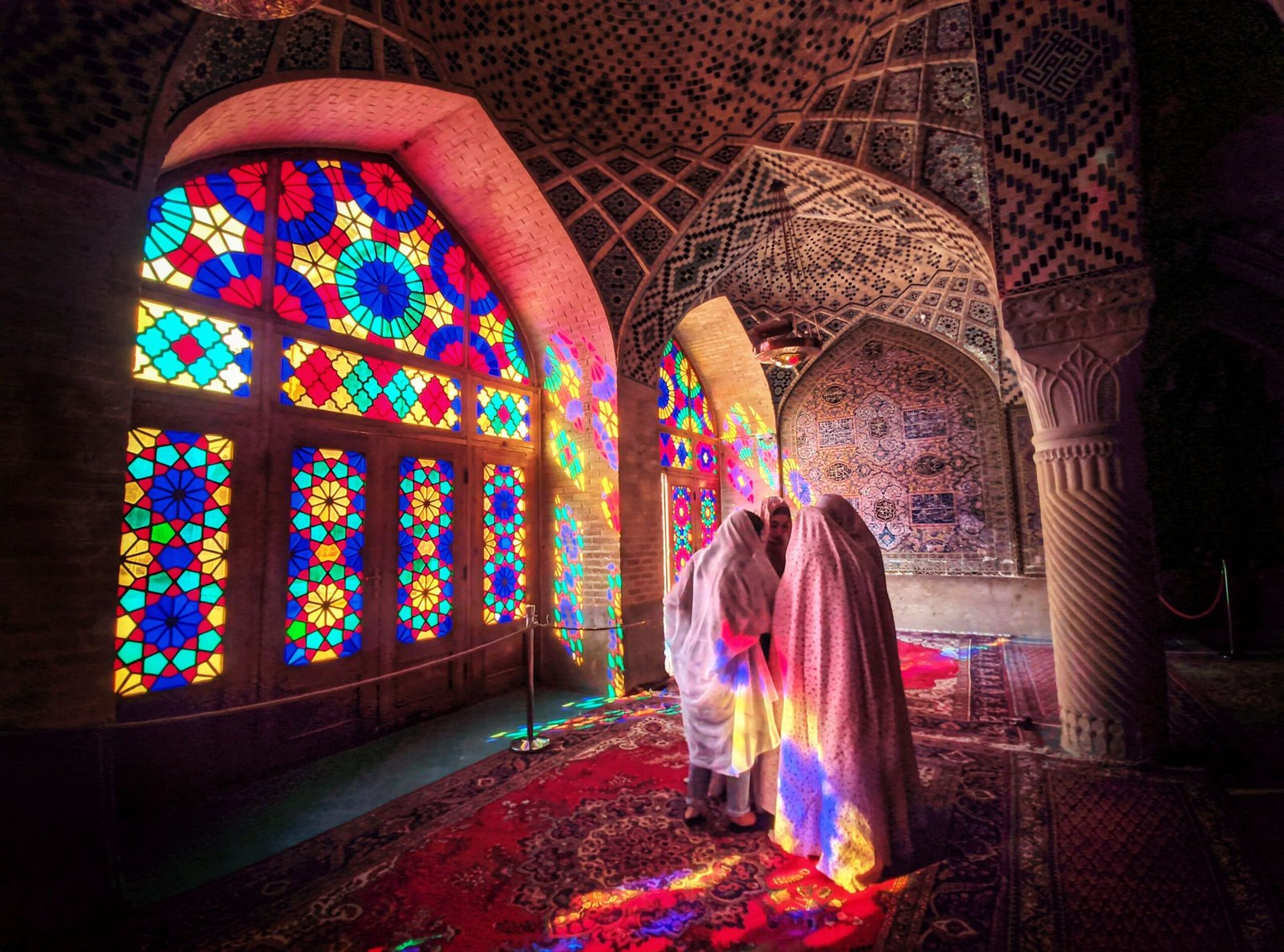 Experience the local culture at the Nasir al-Mulk Mosque (Pink Mosque) in Shiraz