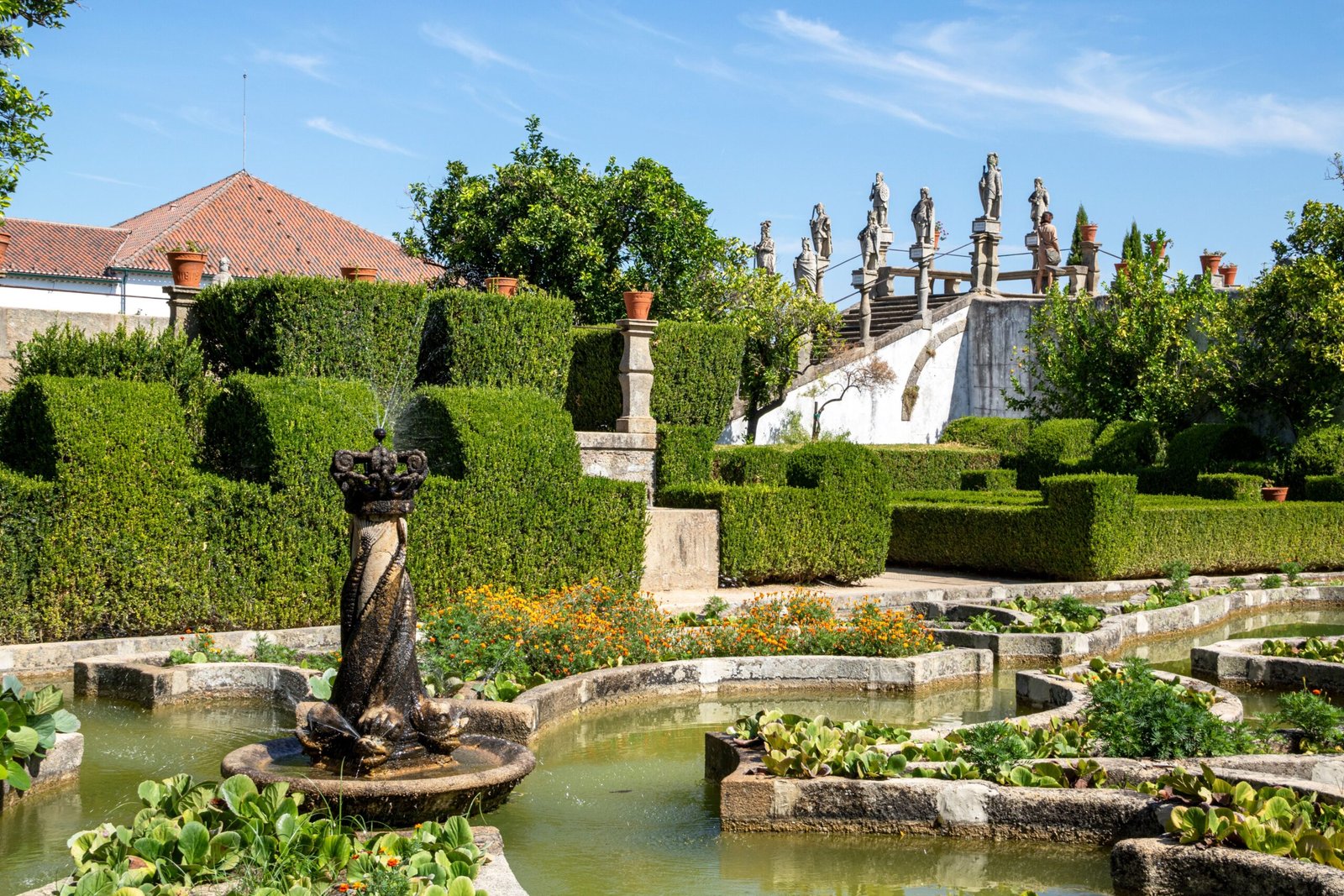 Explore the beautiful gardens at Jardim da Alameda João de Deus