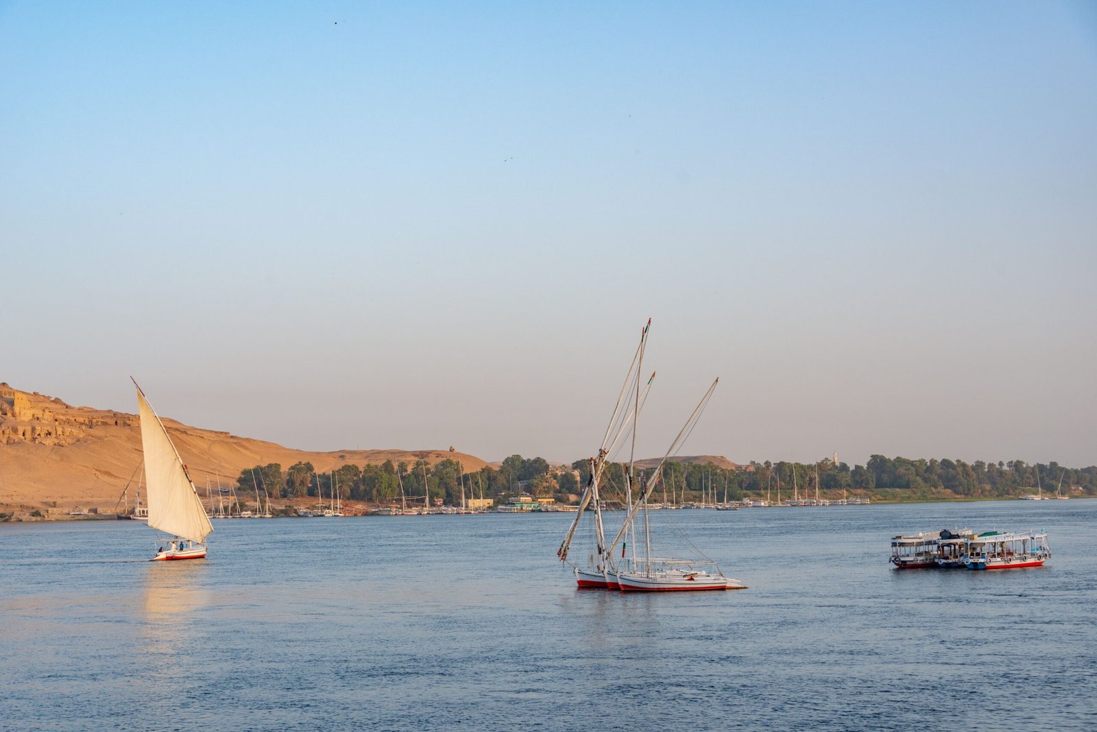 Take a cruise on the Nile River from Luxor to Aswan