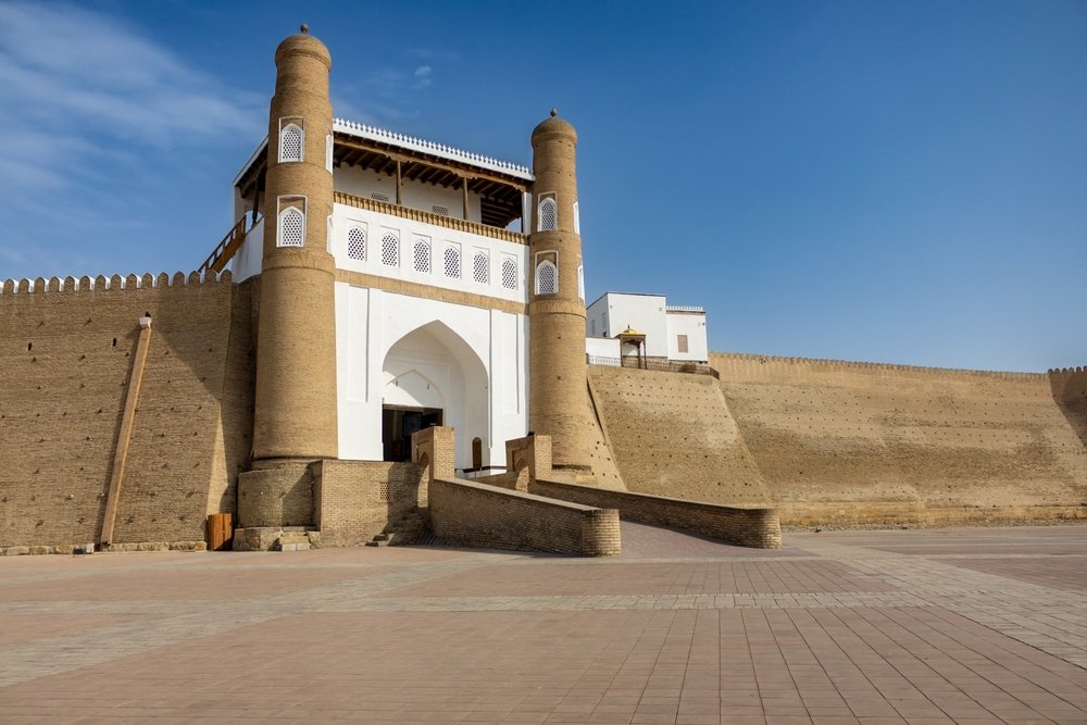 Visit the historic Ark Fortress in Bukhara