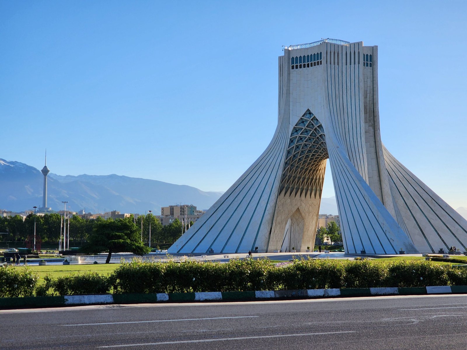 Visit the impressive Azadi Tower in Tehran