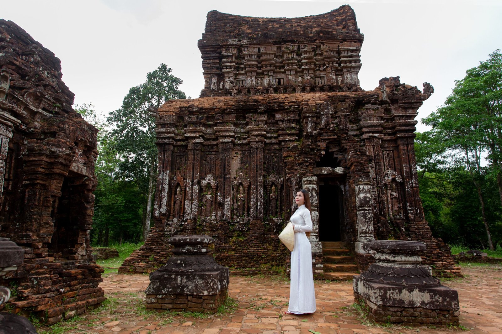 ancient ruins of my son sanctuary in Da Nang Vietnam