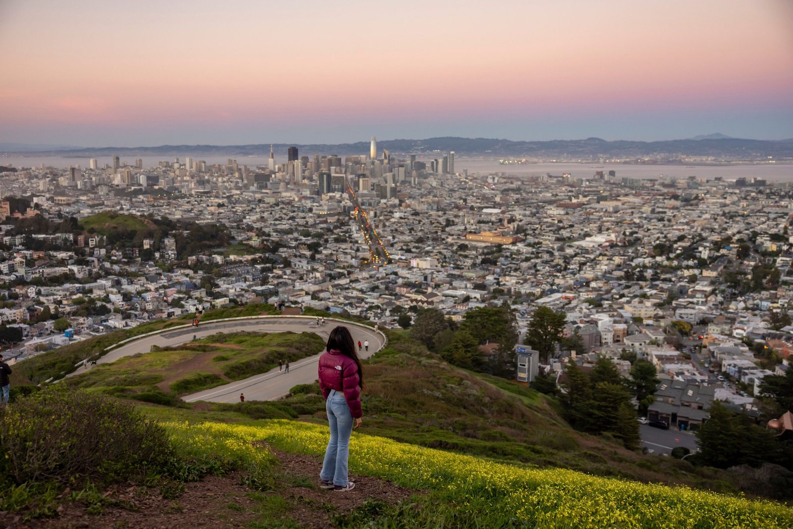Enjoy stunning views from the Twin Peaks lookout