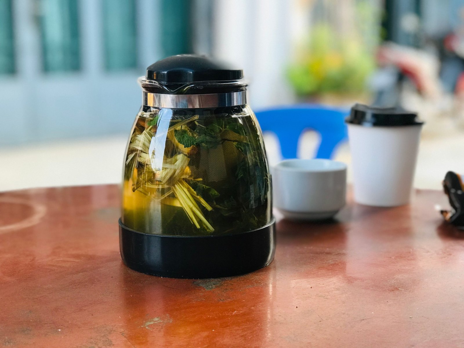 Relax with a Mint Tea at a Café Along the Banks of the River