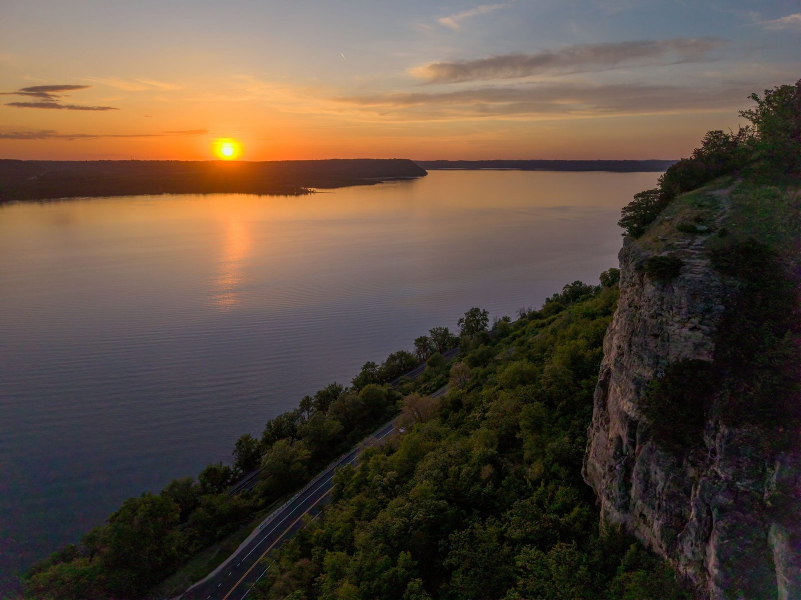 Visit the McKinley Marina for Stunning Sunset Views