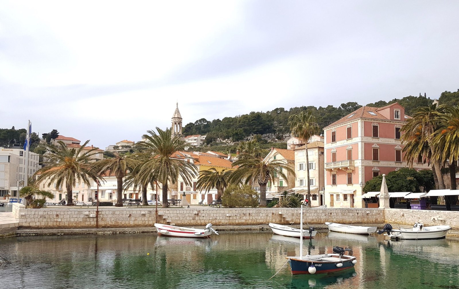 Overview city of Hvar