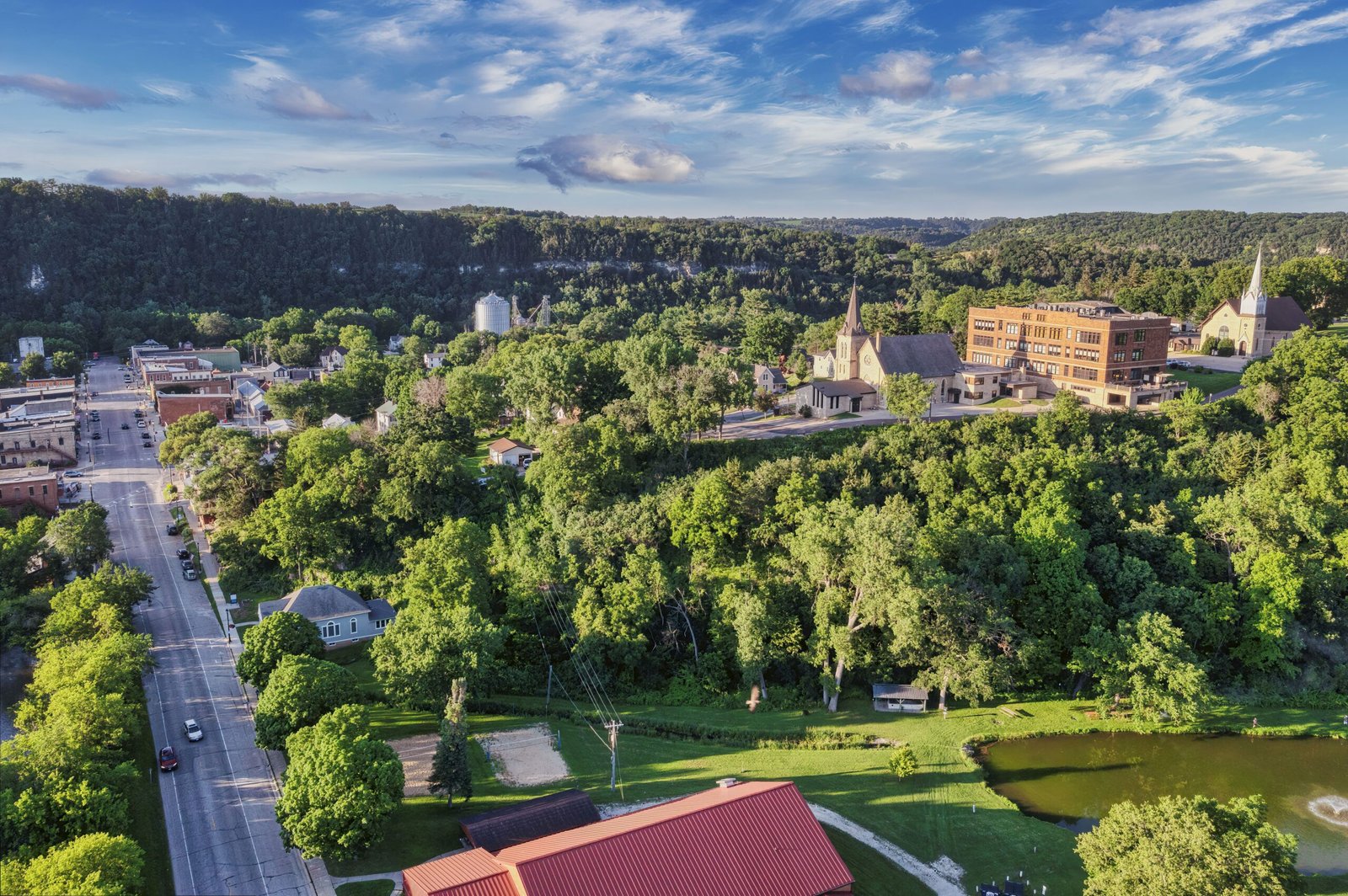 Overview city of Lanesboro MN