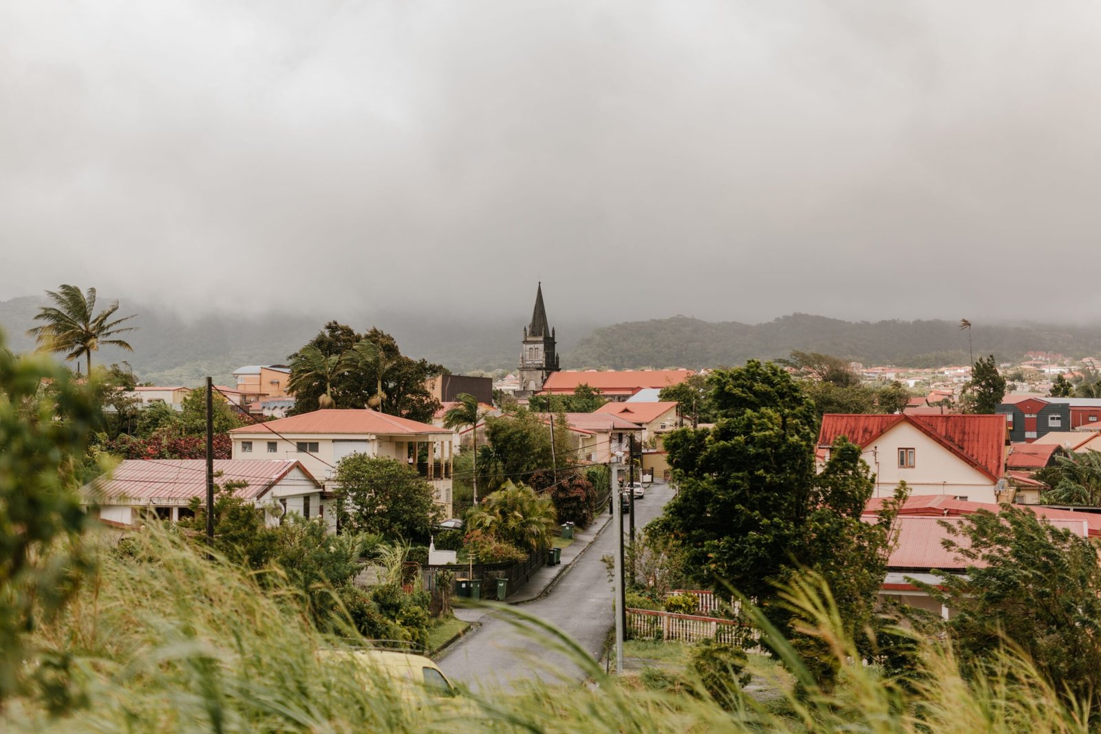 Overview city of Martinique