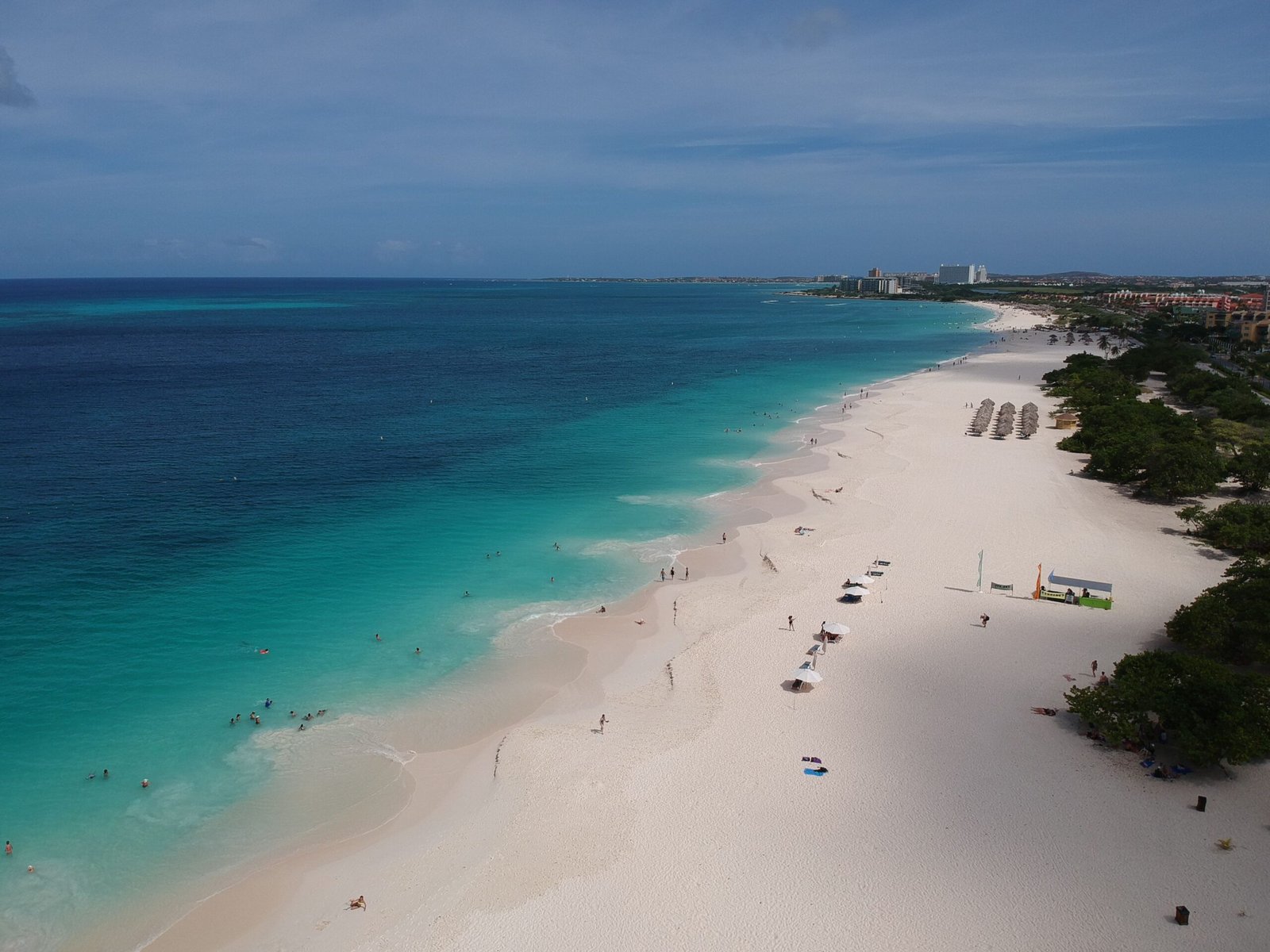 overview city of Aruba