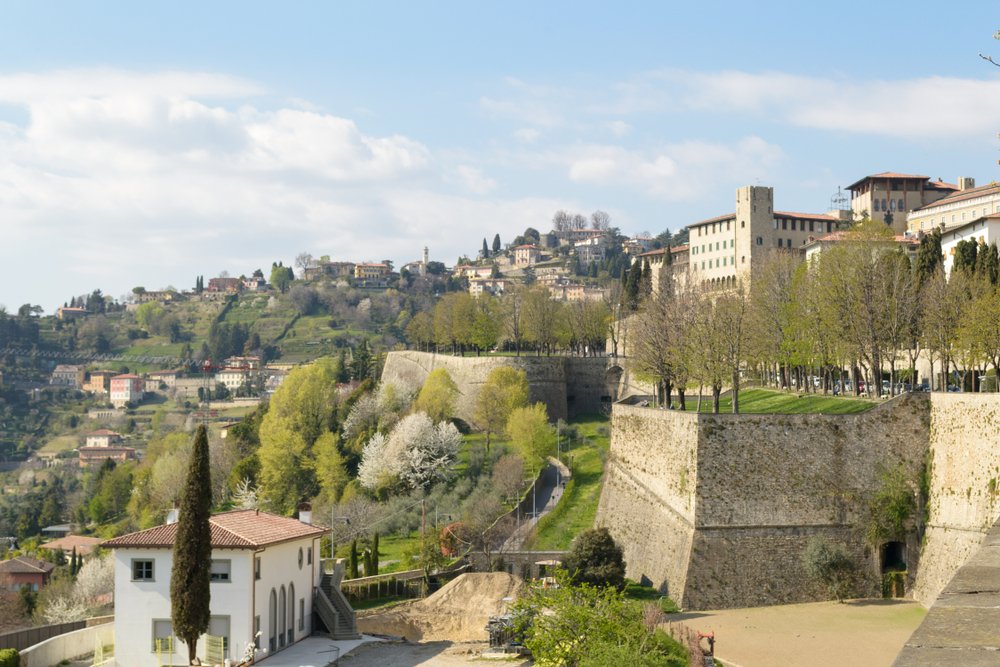 Overview city of Bergamo