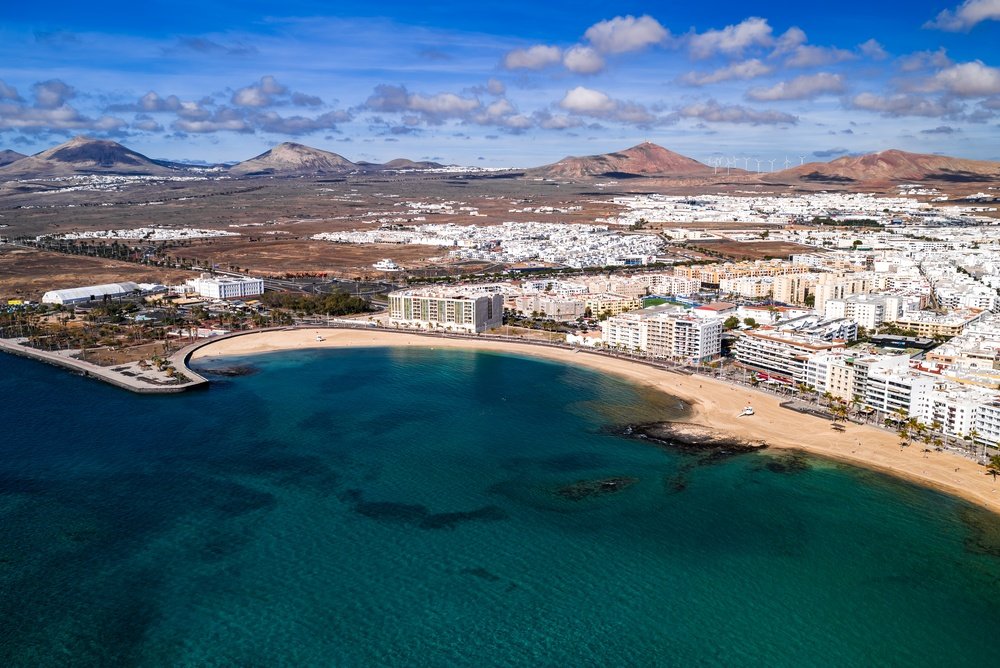 Overview city of Lanzarote
