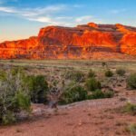 Overview city of Moab, Utah
