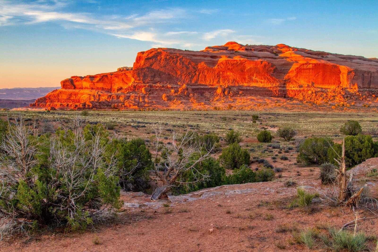 Overview city of Moab, Utah