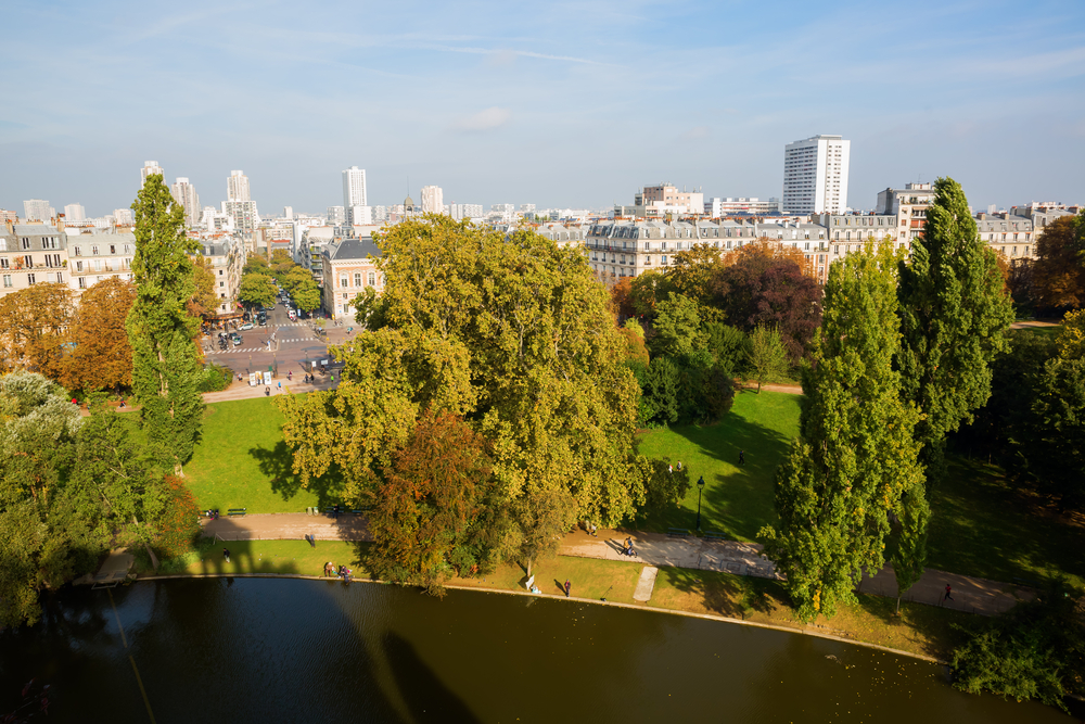 Overview city of Paris