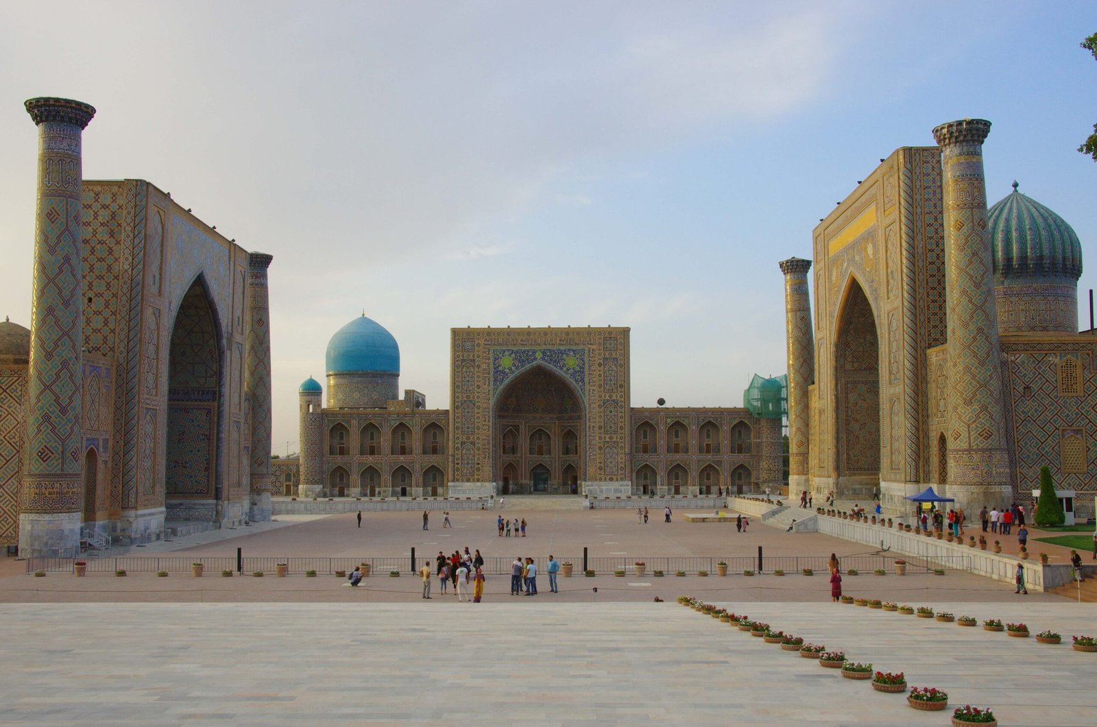 Overview city of Samarkand Uzbekistan
