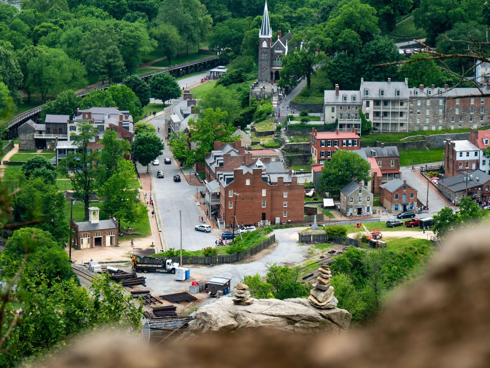 Overview city of Summersville West Virginia