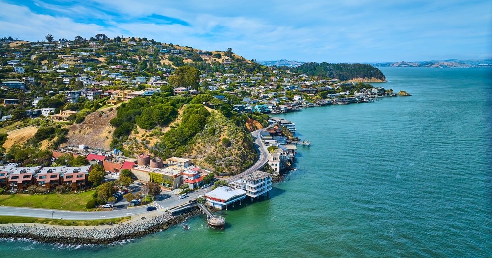Overview city of Tiburon