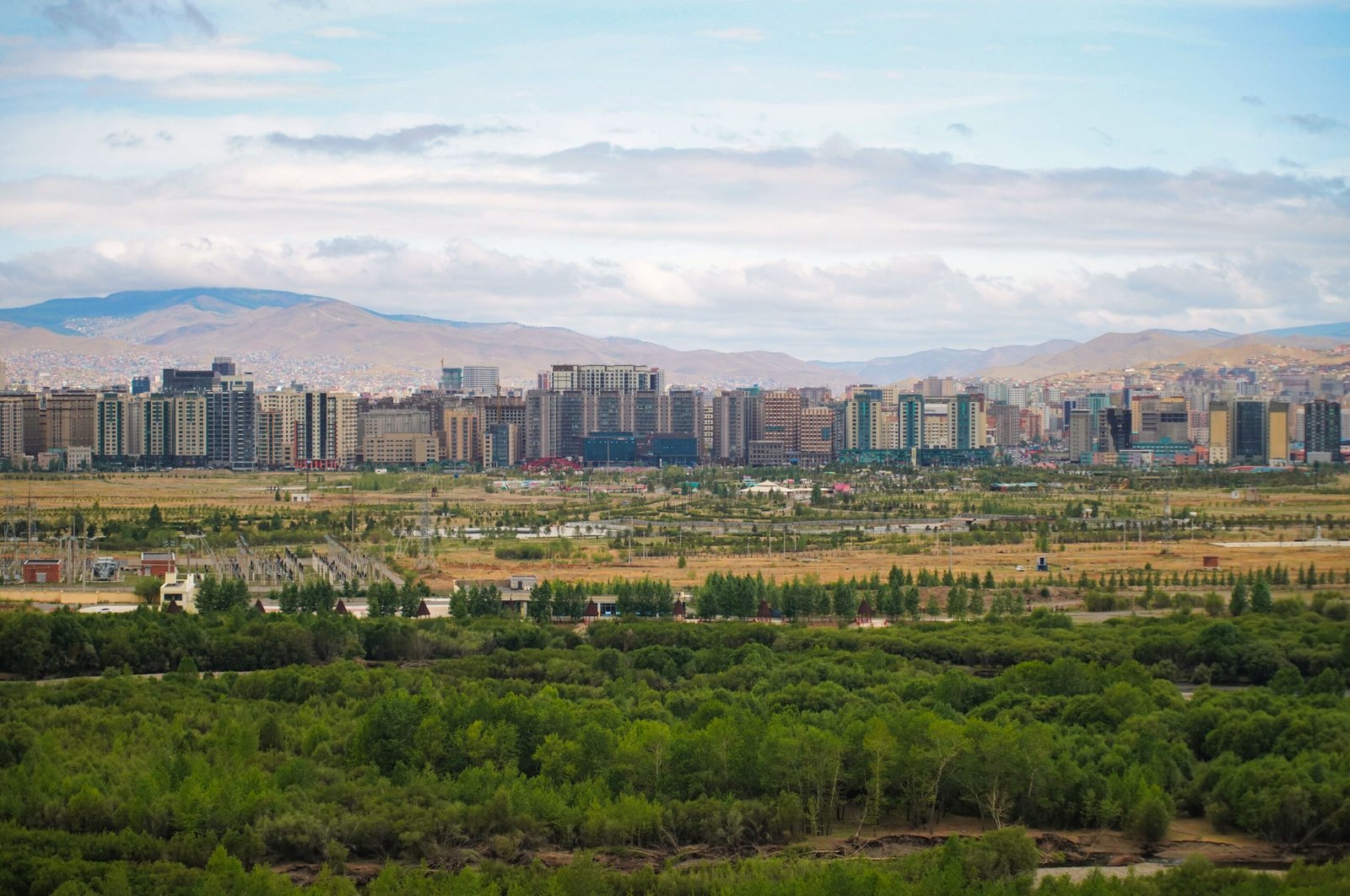 Overview city of Ulaanbaatar