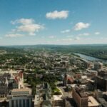 Overview city of Waterbury Connecticut