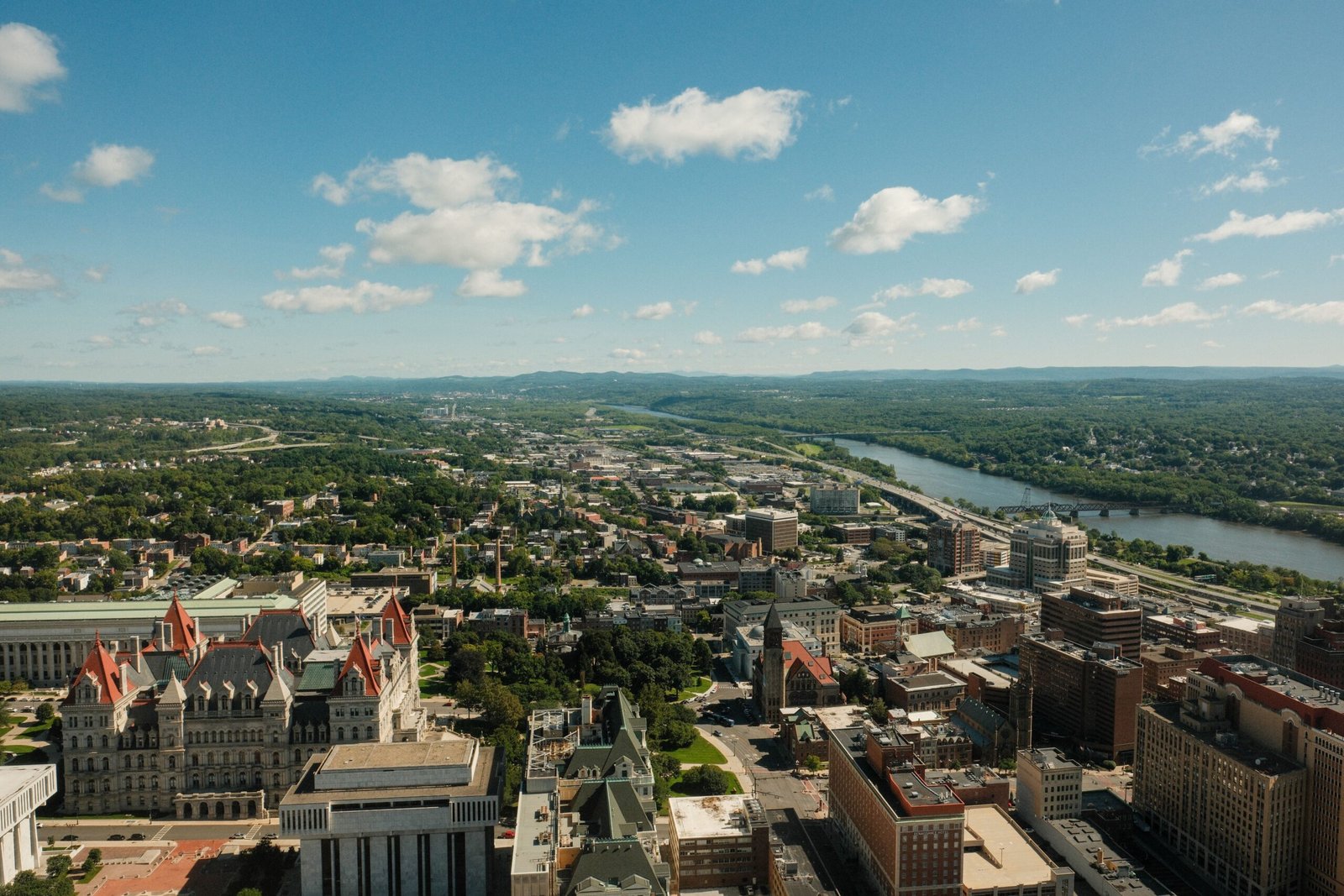Overview city of Waterbury Connecticut