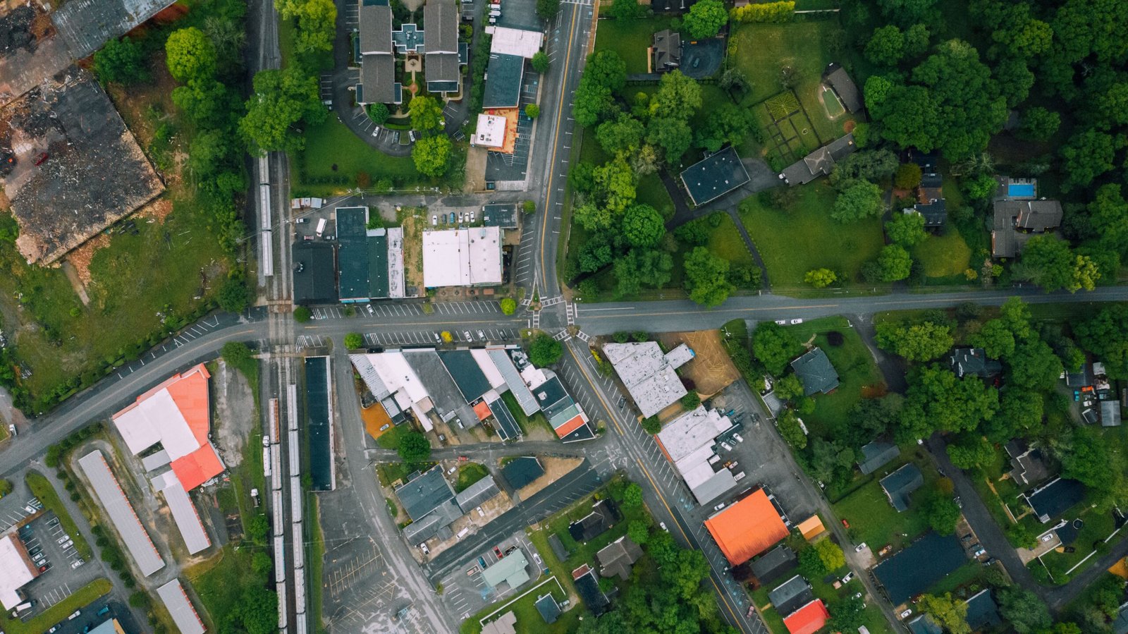 Overview city of Ellijay Georgia