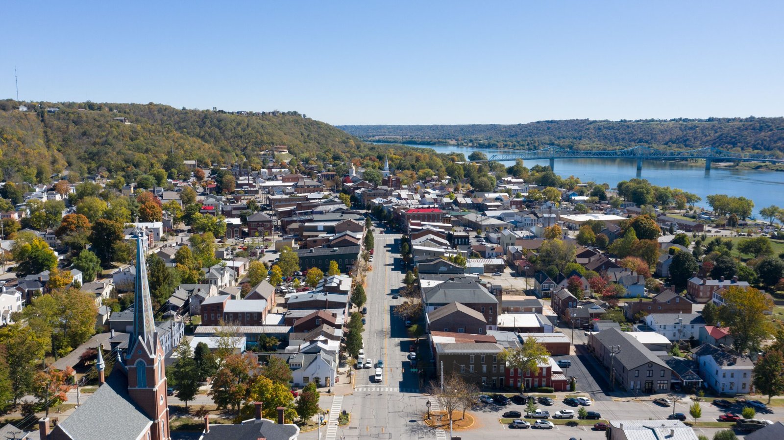 Overview city of Wooster Ohio