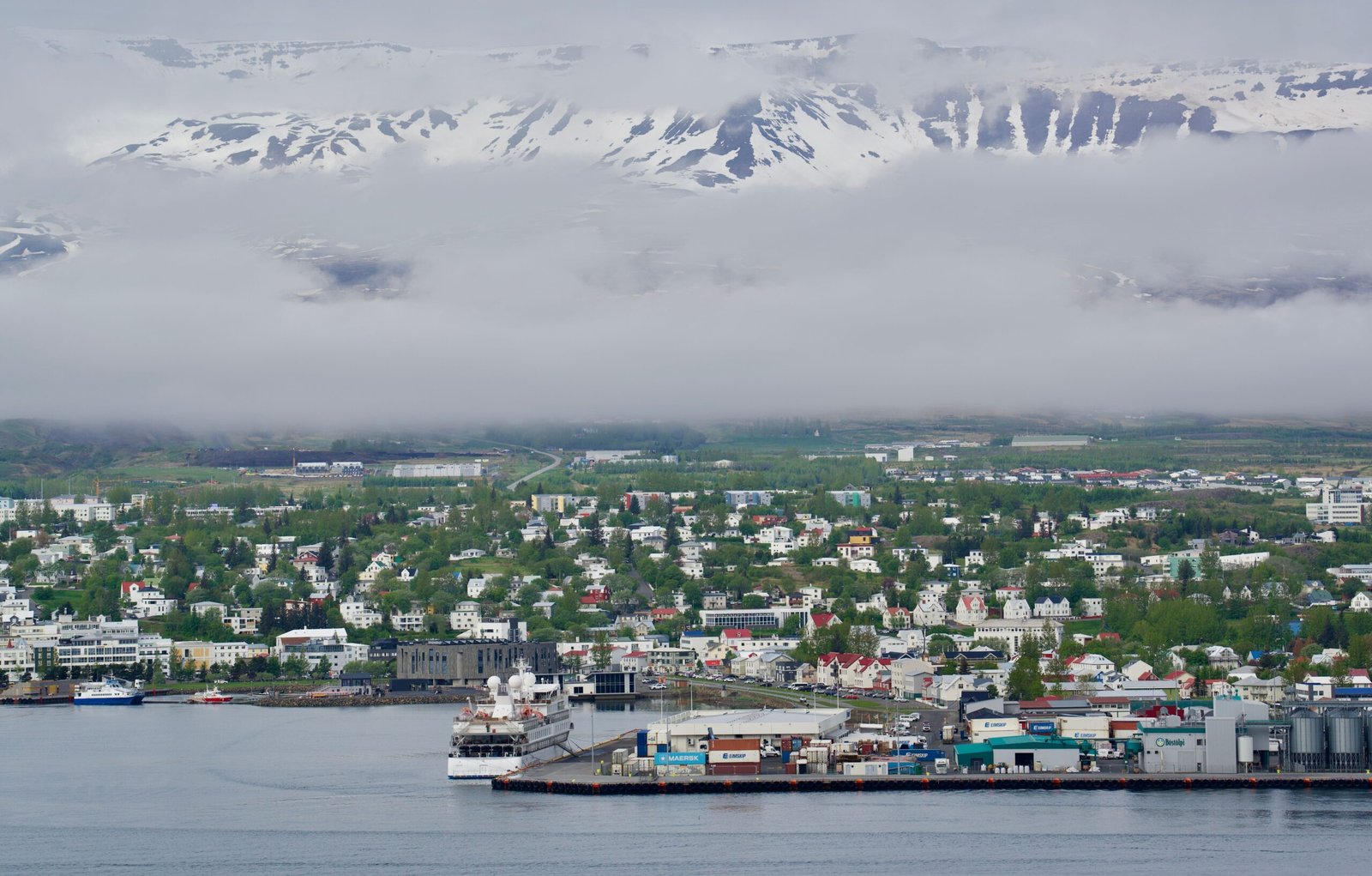 Overview city of Akureyri