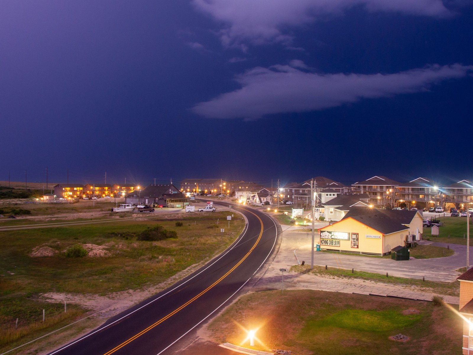 Overview city of Avon Hatteras Island