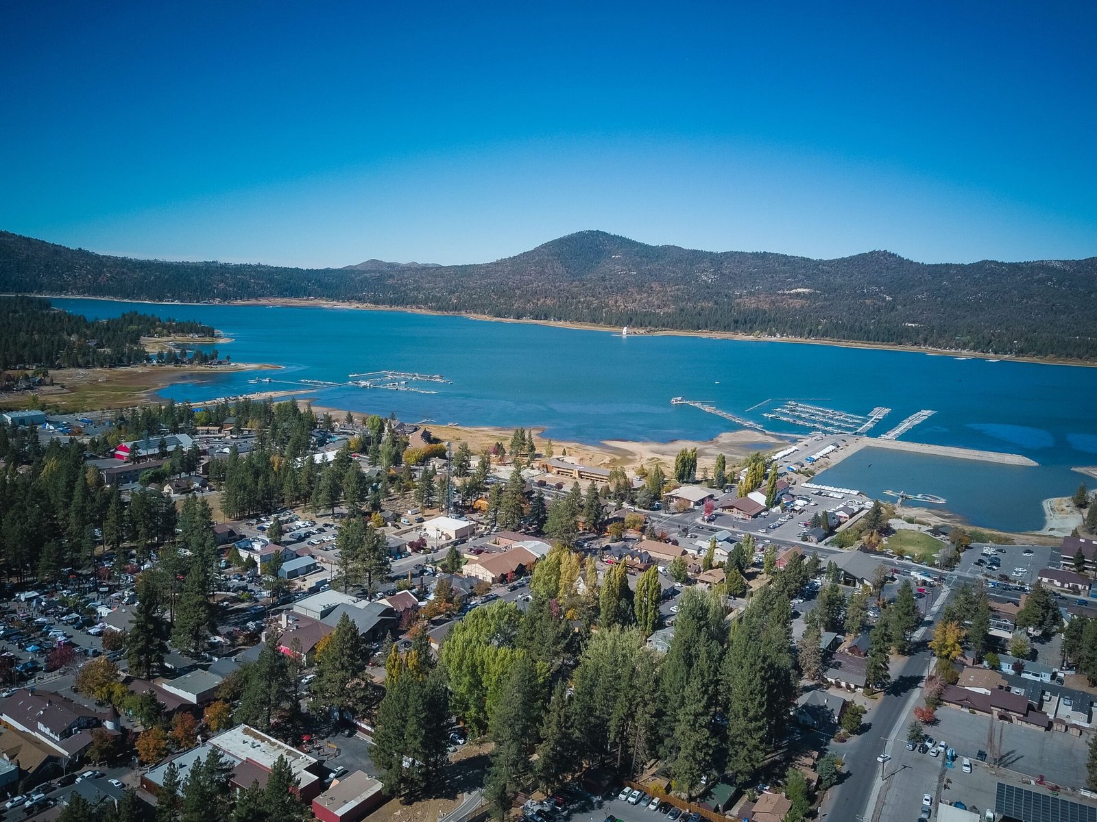 Overview city of Big Bear