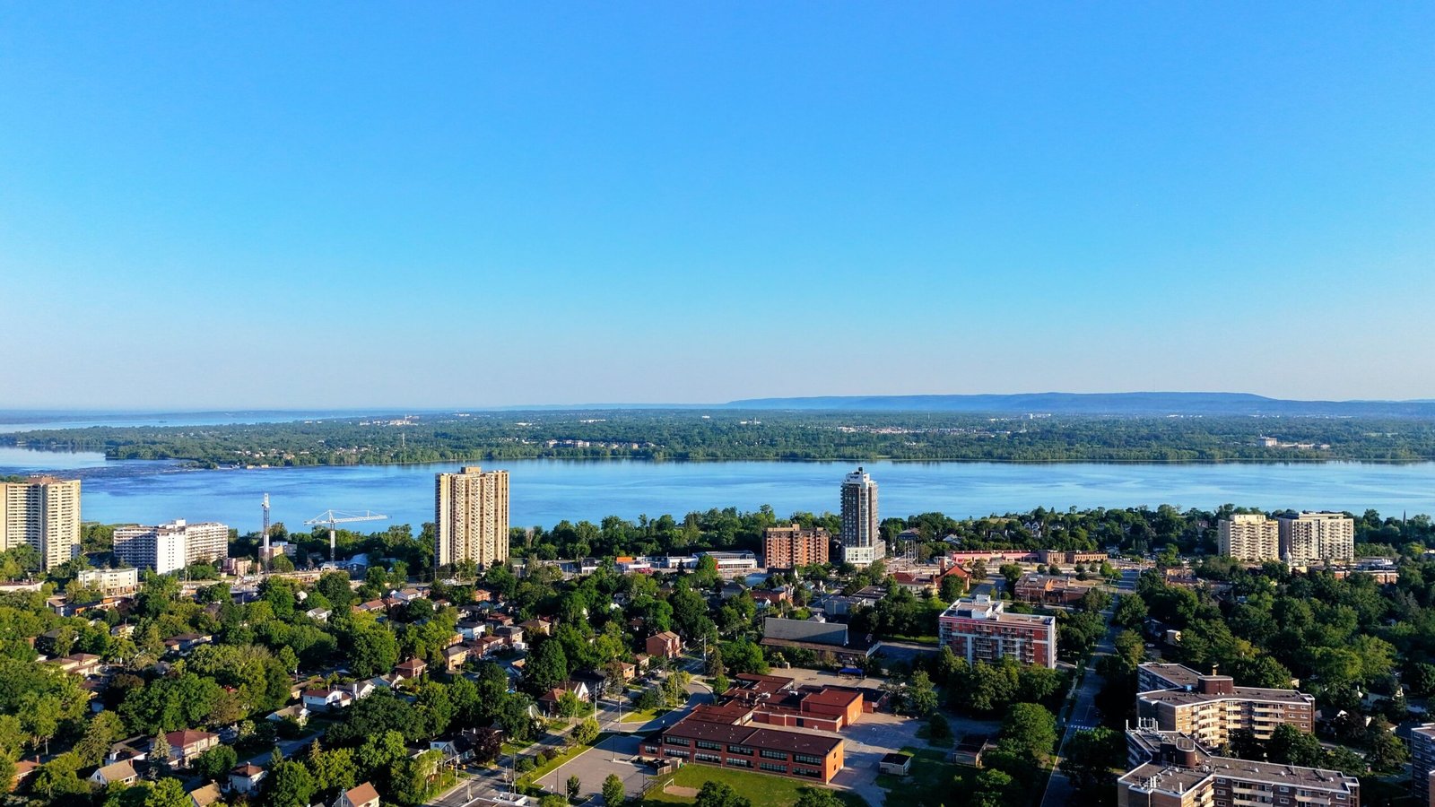 Overview city of Hamilton Ontario