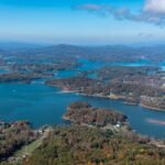 Overview city of Hiawassee Georgia