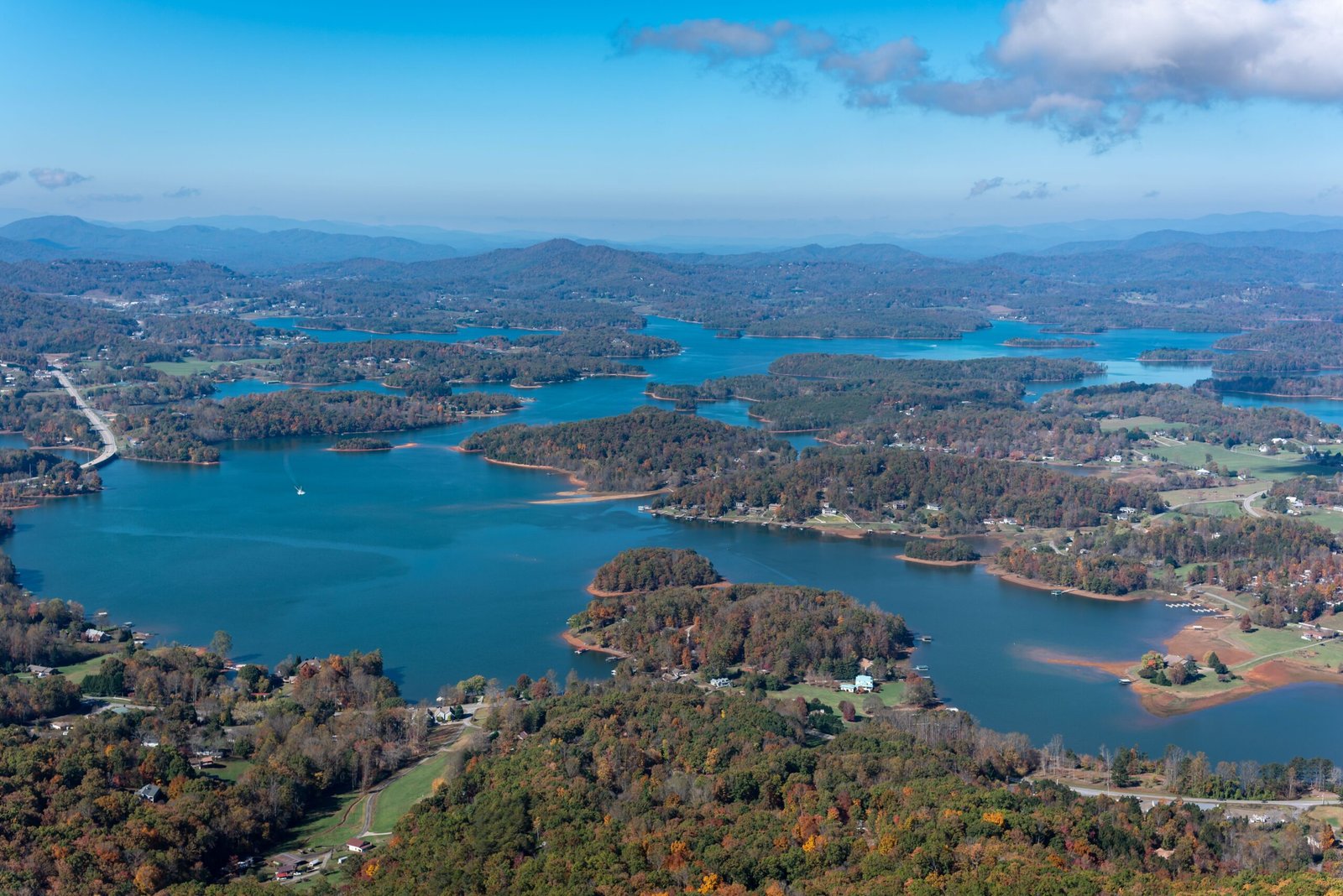 Overview city of Hiawassee Georgia