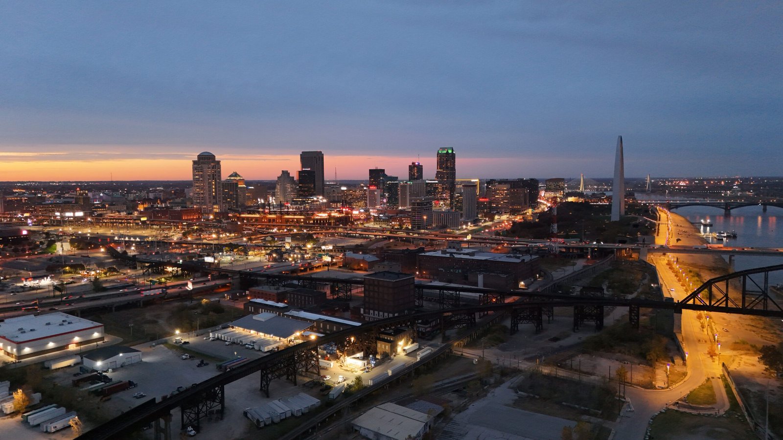 Overview city of Lebanon Missouri