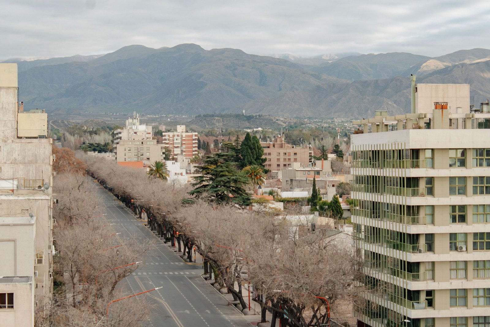 Overview city of Mendoza Argentina
