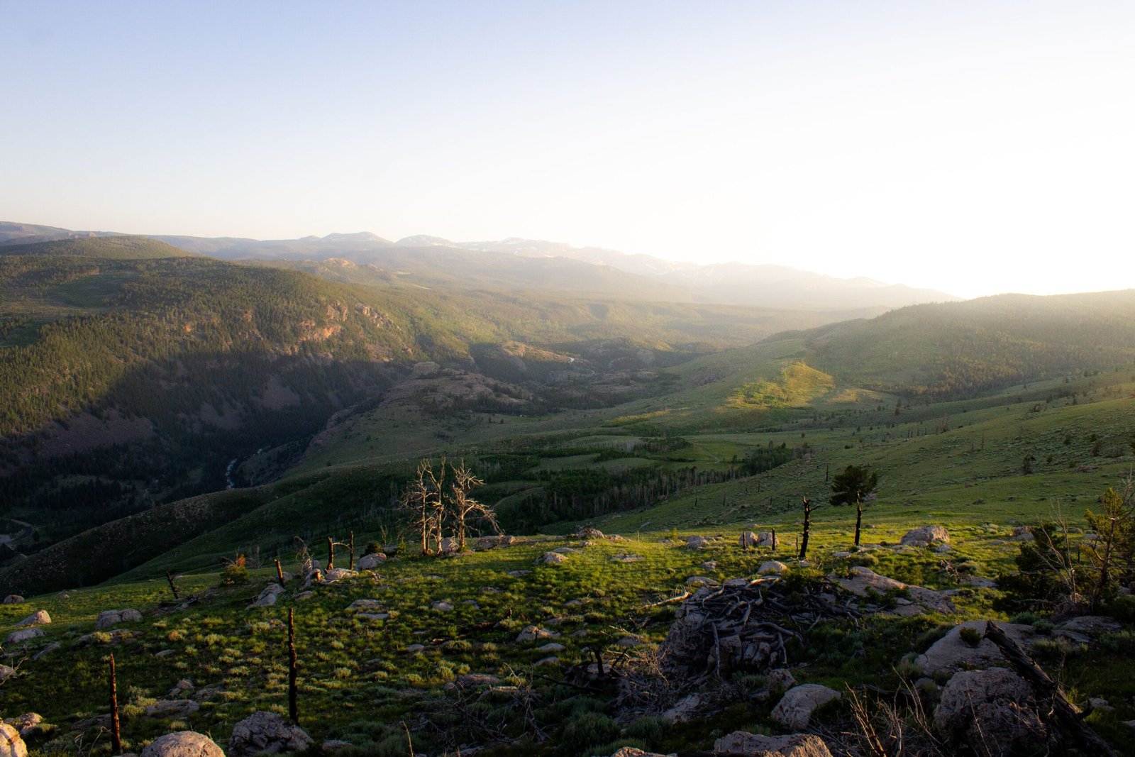 Overview city of Rawlins Wyoming