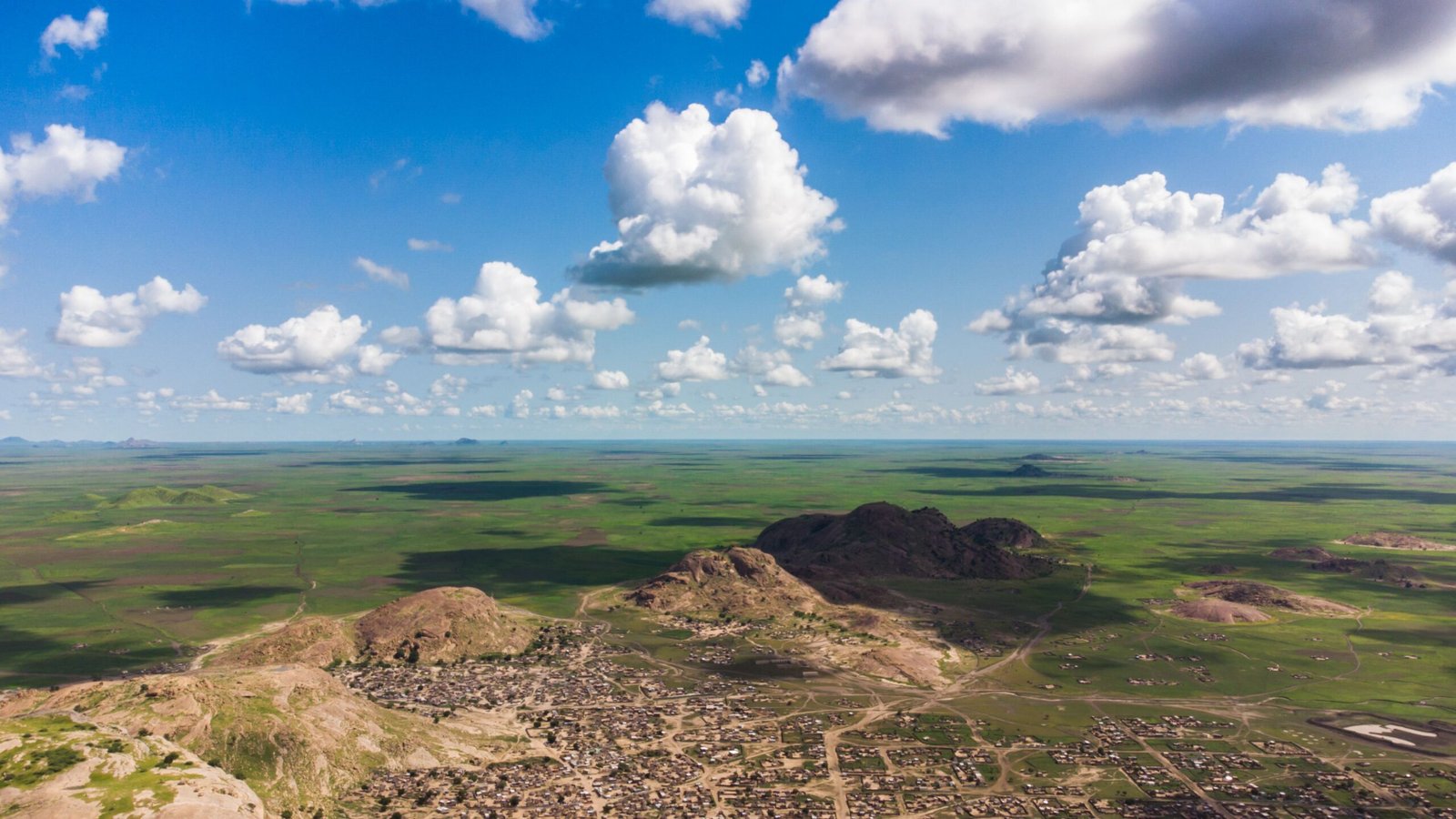 Overview city of Terlingua Texas